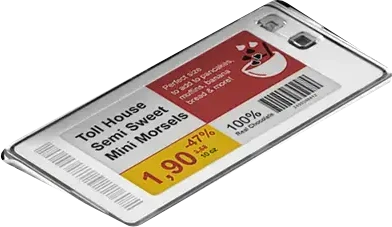Étiquette Pricer SmartTAG Color au format compact